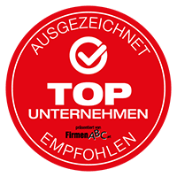 ausgezeichnet und empfohlen als Top-Unternehmen von FirmenABC